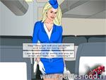 Airline Attendant: la Hostess Porno