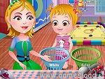 Baby Hazel Laundry Time