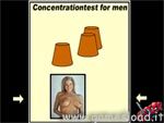 Sexy Games: Concentration Test For Men