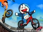 Doraemon Corsa in Bicicletta