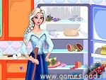 Elsa Pulisce il Frigo