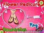 Flower Pedicure Decoration