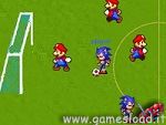 Mario Vs Sonic Calcio
