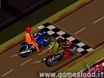 Moto a Marce - In questo gioco potrai fare delle gare di velocità su una moto a marce contro degni avversari! Moto a Marce