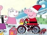 Peppa Pig in Bici a Natale