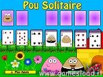 Solitario con Pou Solitario con Pou