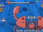 Squalo Combatte Granchio